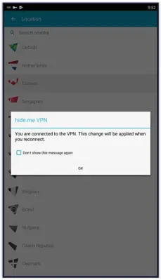 hide.me VPN android App screenshot 2